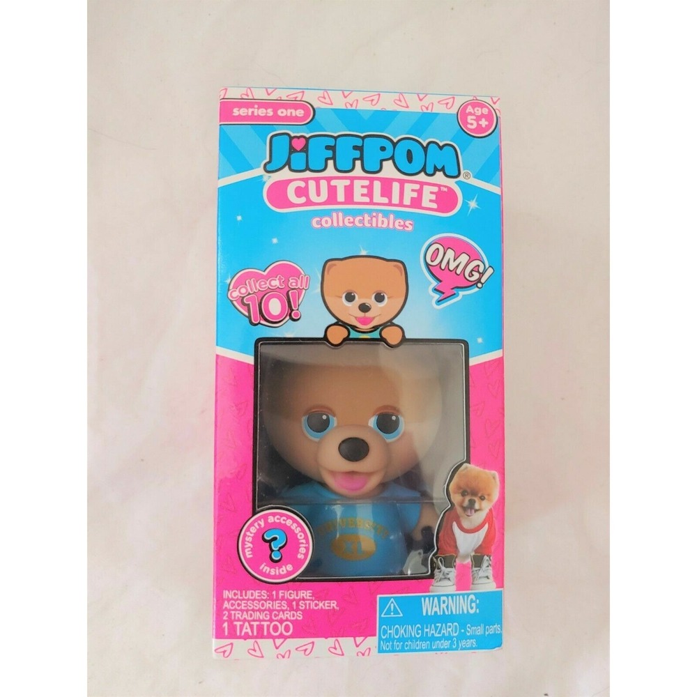 NEW Jiffpom Cutelife Collectibles Series 1 Pomeranian dog STUDY DATE CUTE Figure